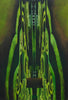 A green oil painting by Angelique Nagovskaya. A UK graduate artwork. Angelique Nagovskaya, an alumni from the Royal College of Art, paints dystopic futuristic paintings.